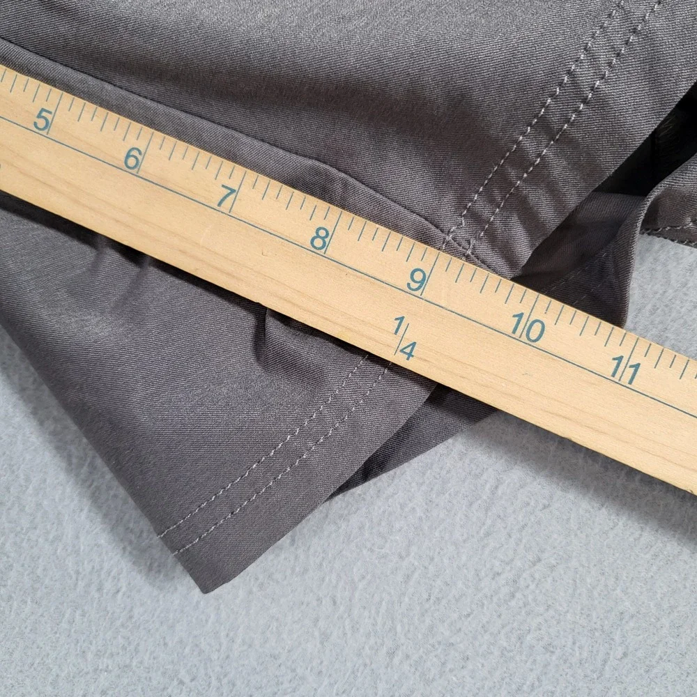 Adidas Golf Shorts‎ Men's 36 Gray Flat Front Performance Casual Athletic